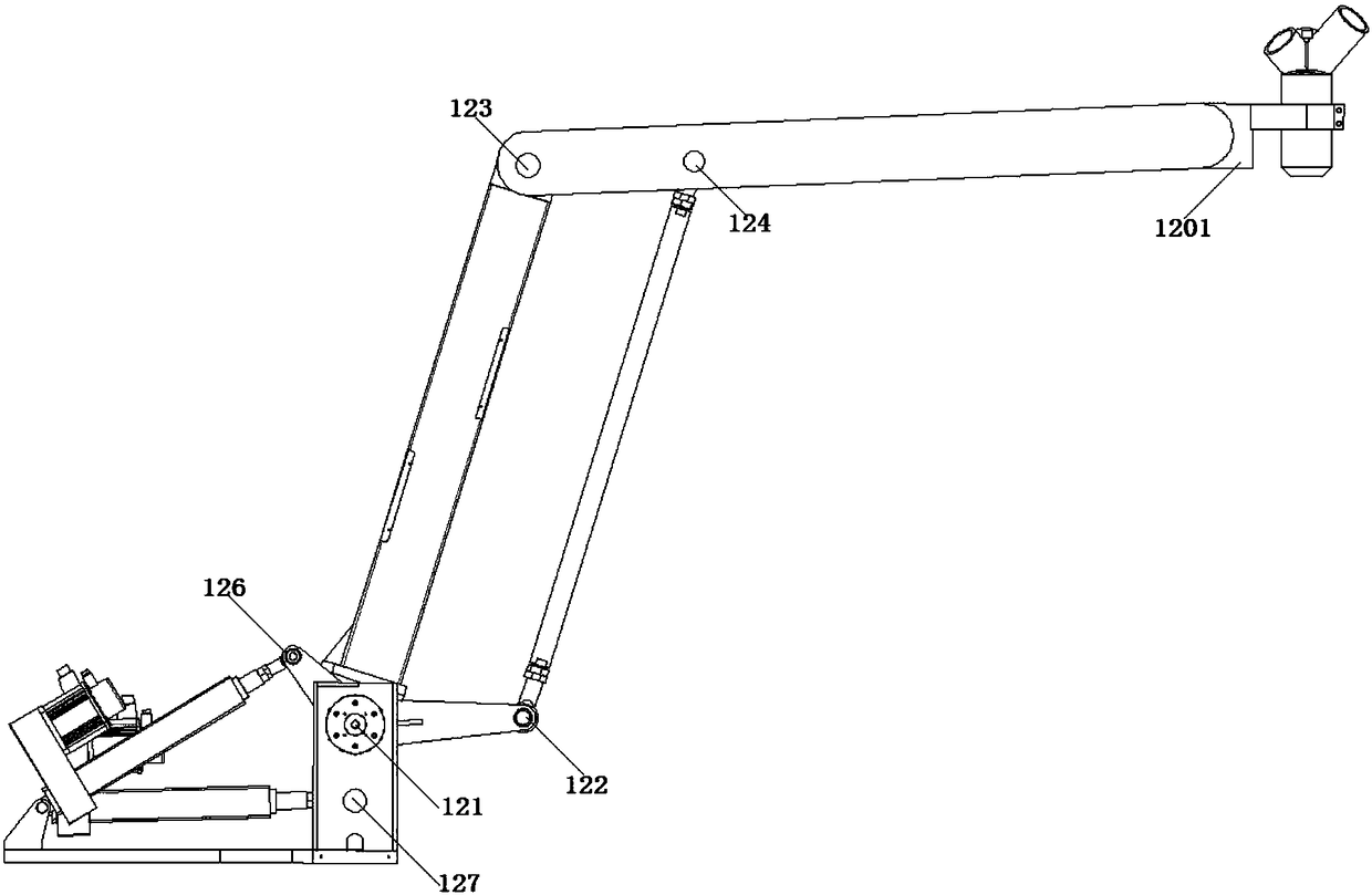 Planar line track robot