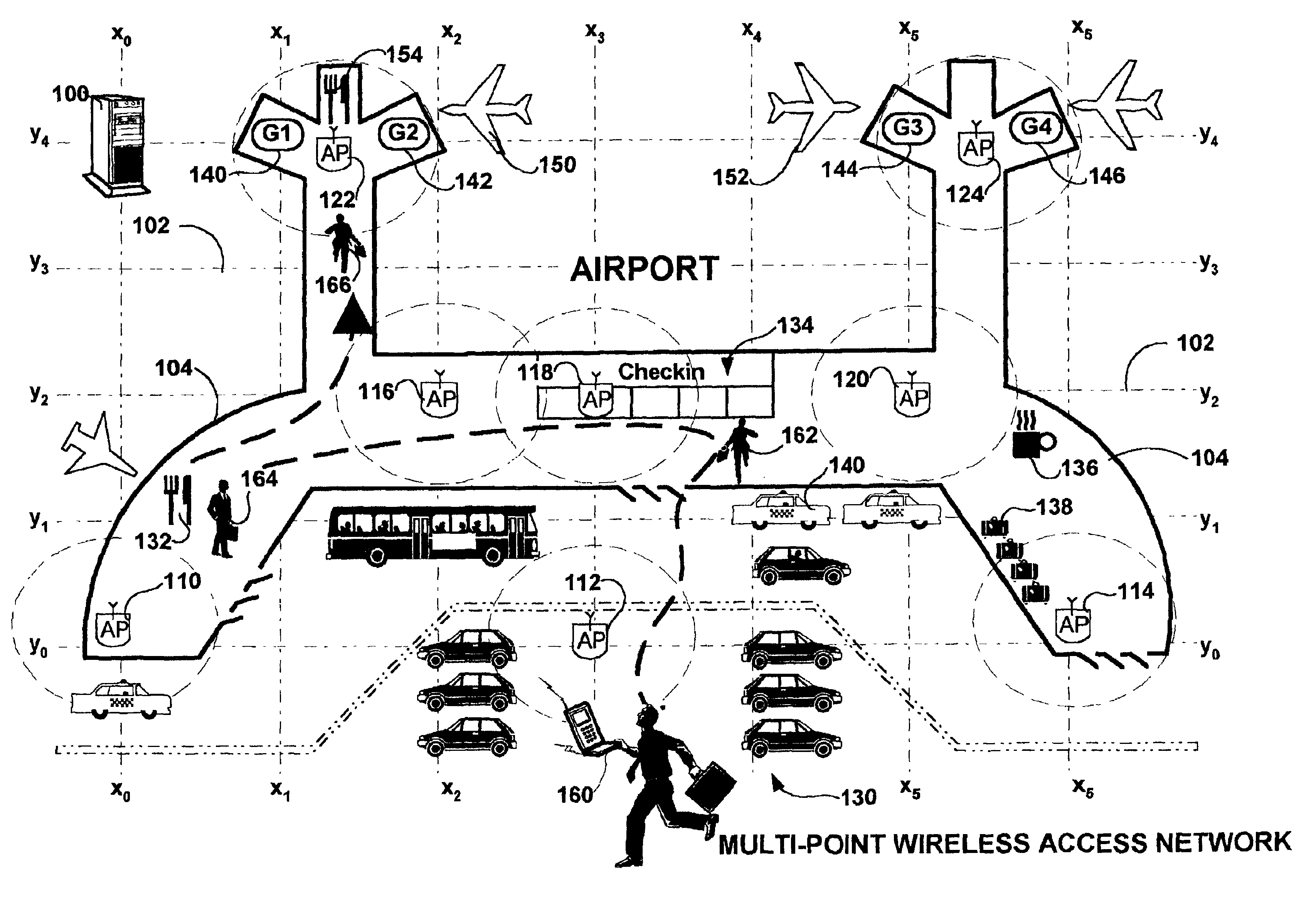 Method and apparatus for a mobile access system delivering location based information and services