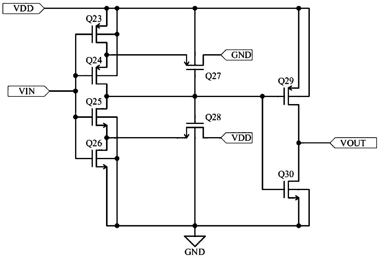 High-sensitivity current amplification circuit and chip thereof