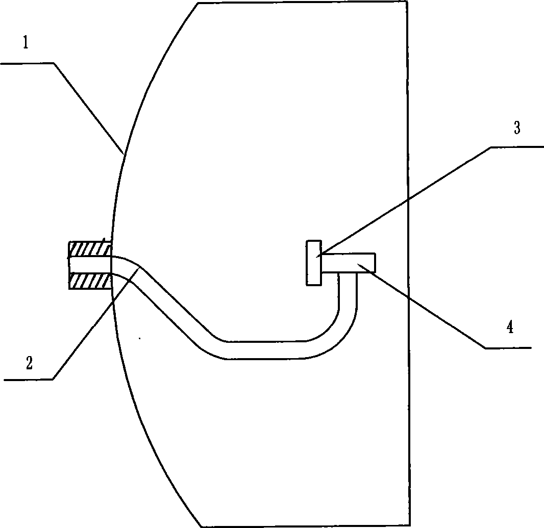 Microwave feeding source of ultra-high performance antenna