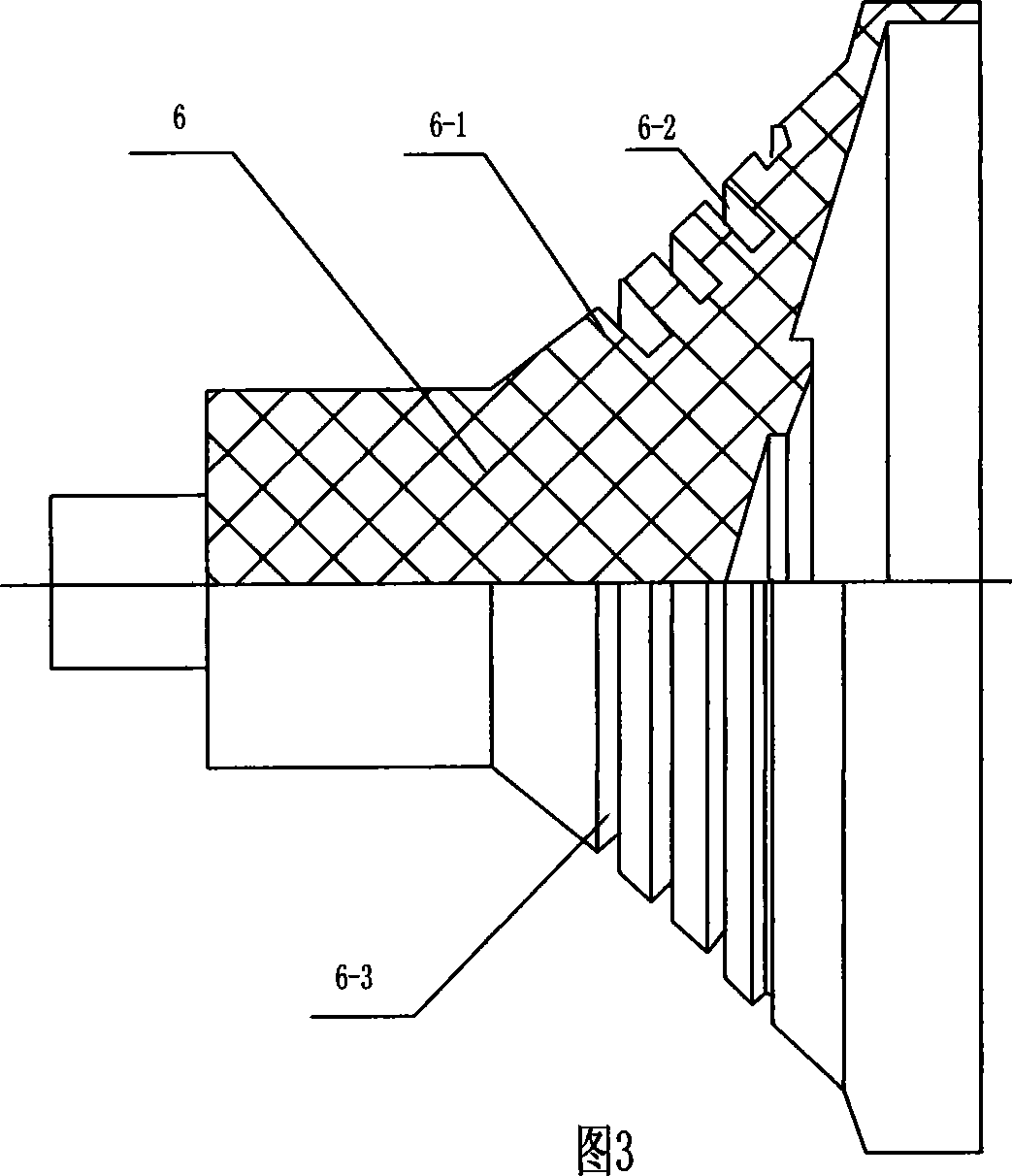 Microwave feeding source of ultra-high performance antenna