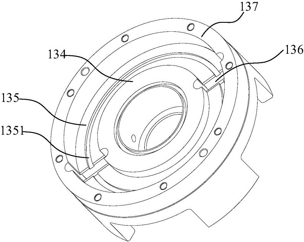 Main frame of scroll compressor and scroll compressor