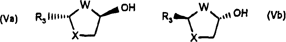 Process for the diastereoselective synthesis of nucleoside analogues