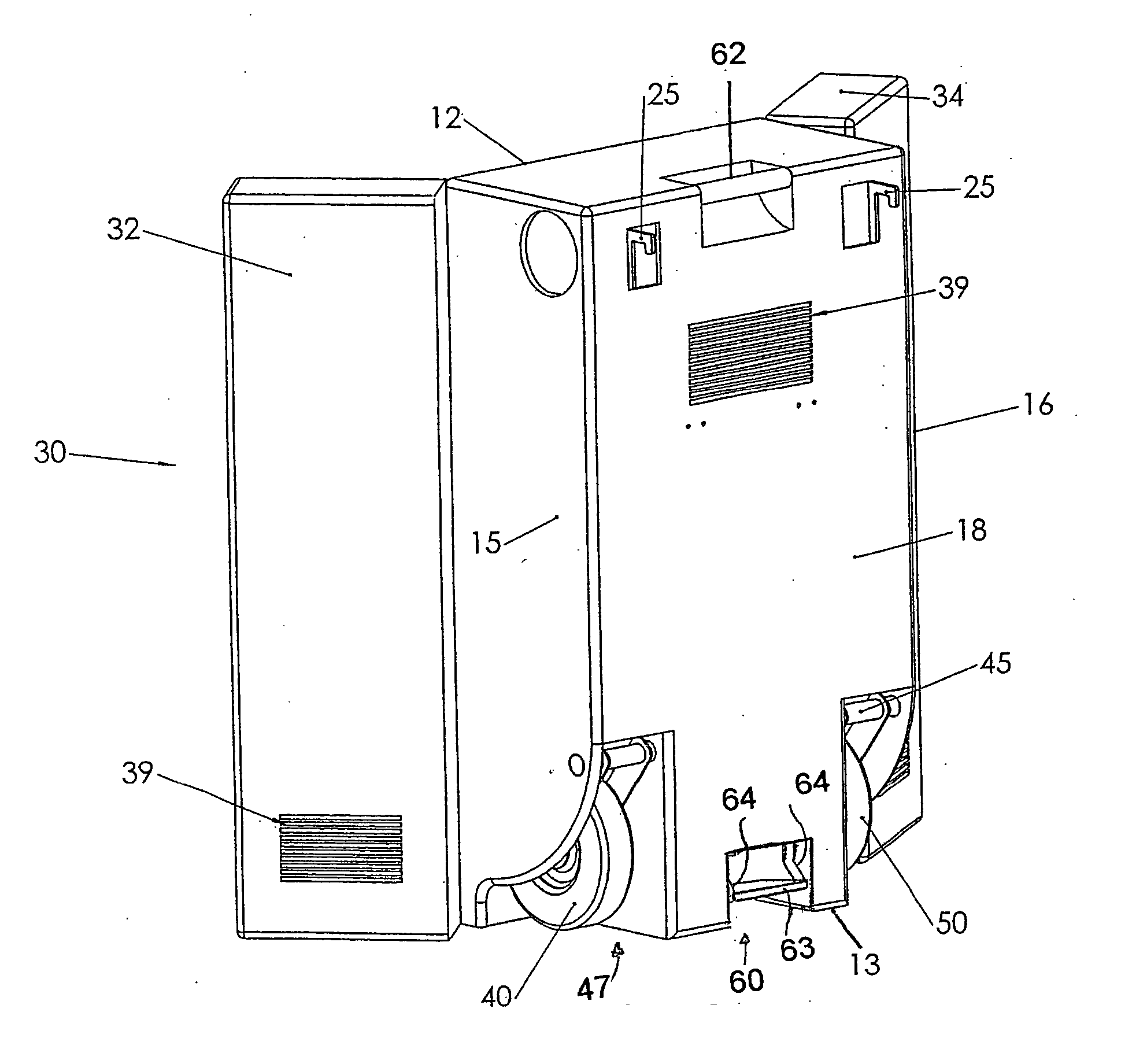 Sports equipment storage device