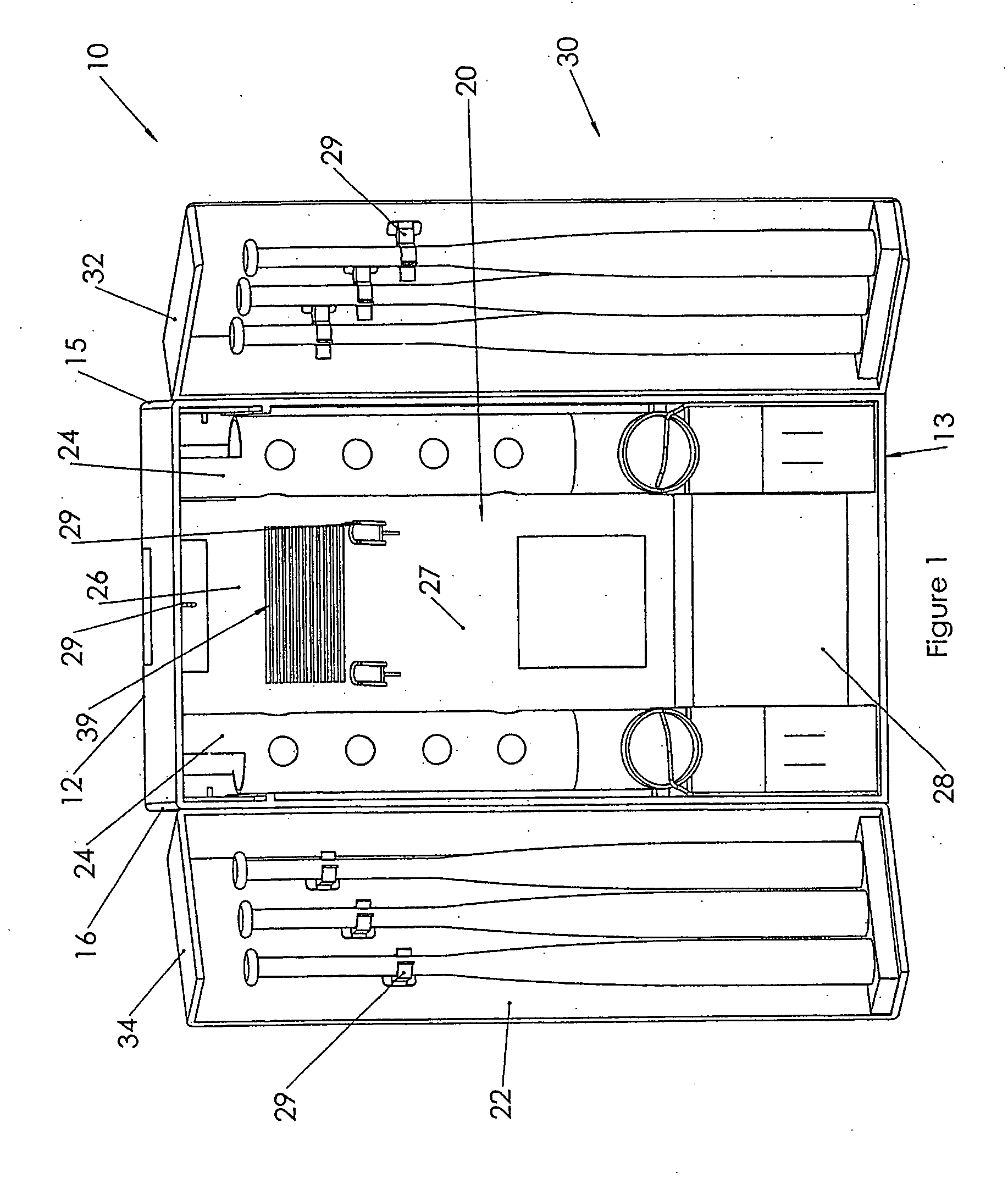 Sports equipment storage device