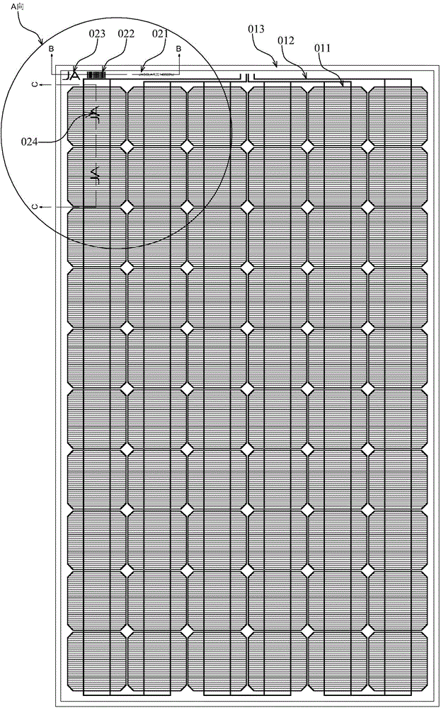 Solar photovoltaic module anti-counterfeiting marking method and solar photovoltaic module with anti-counterfeiting marking function