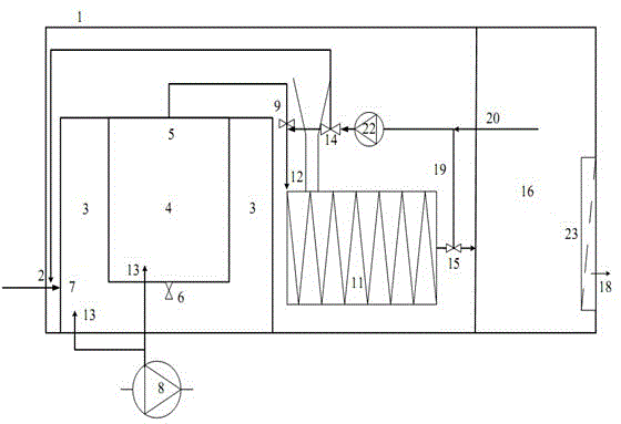 A kind of sealed sewage biological treatment method