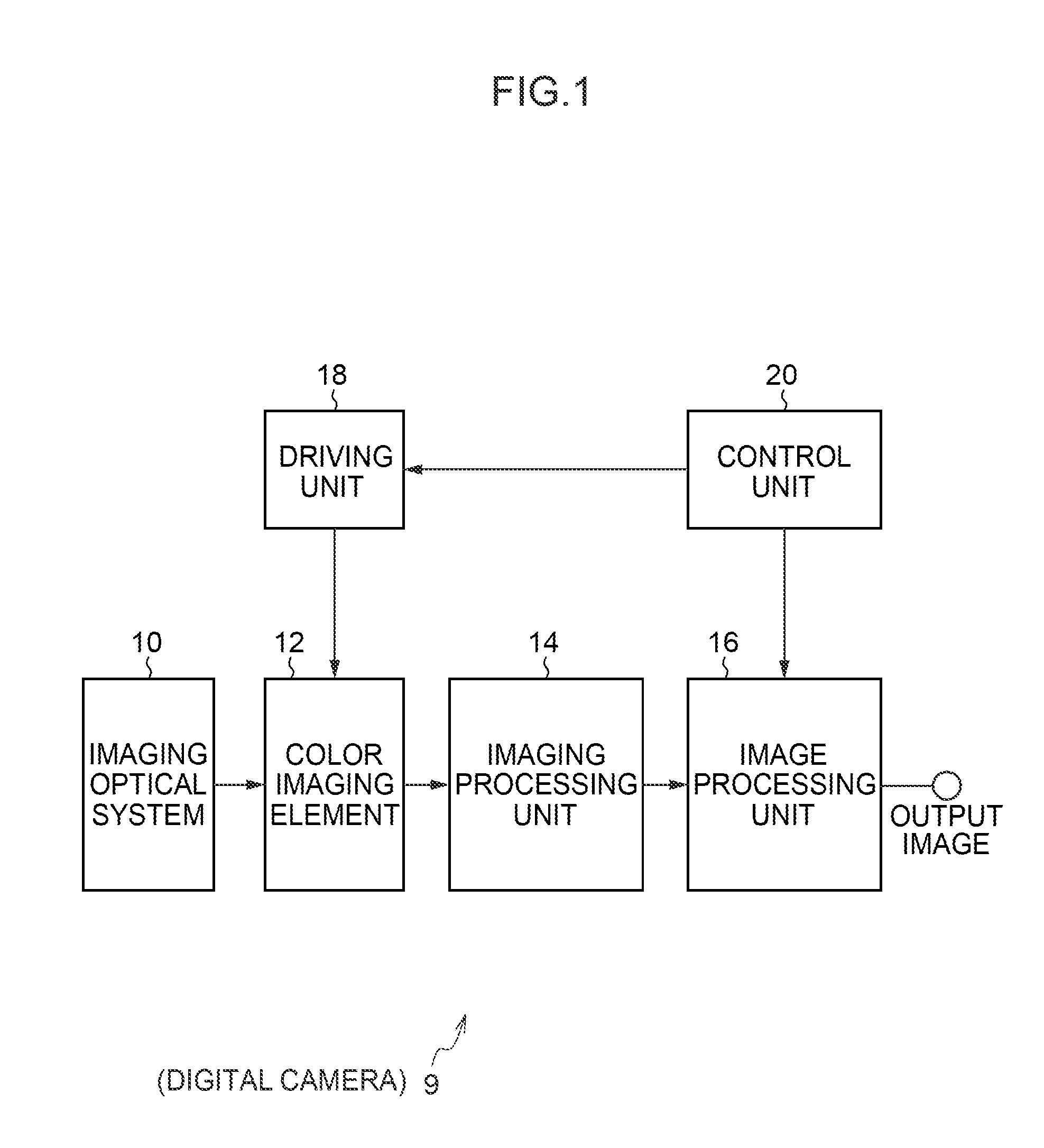 Color imaging element and imaging device