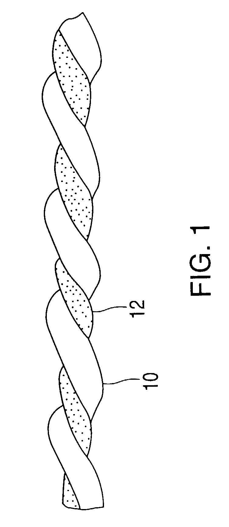 Hybrid cabled cord and a method to make it