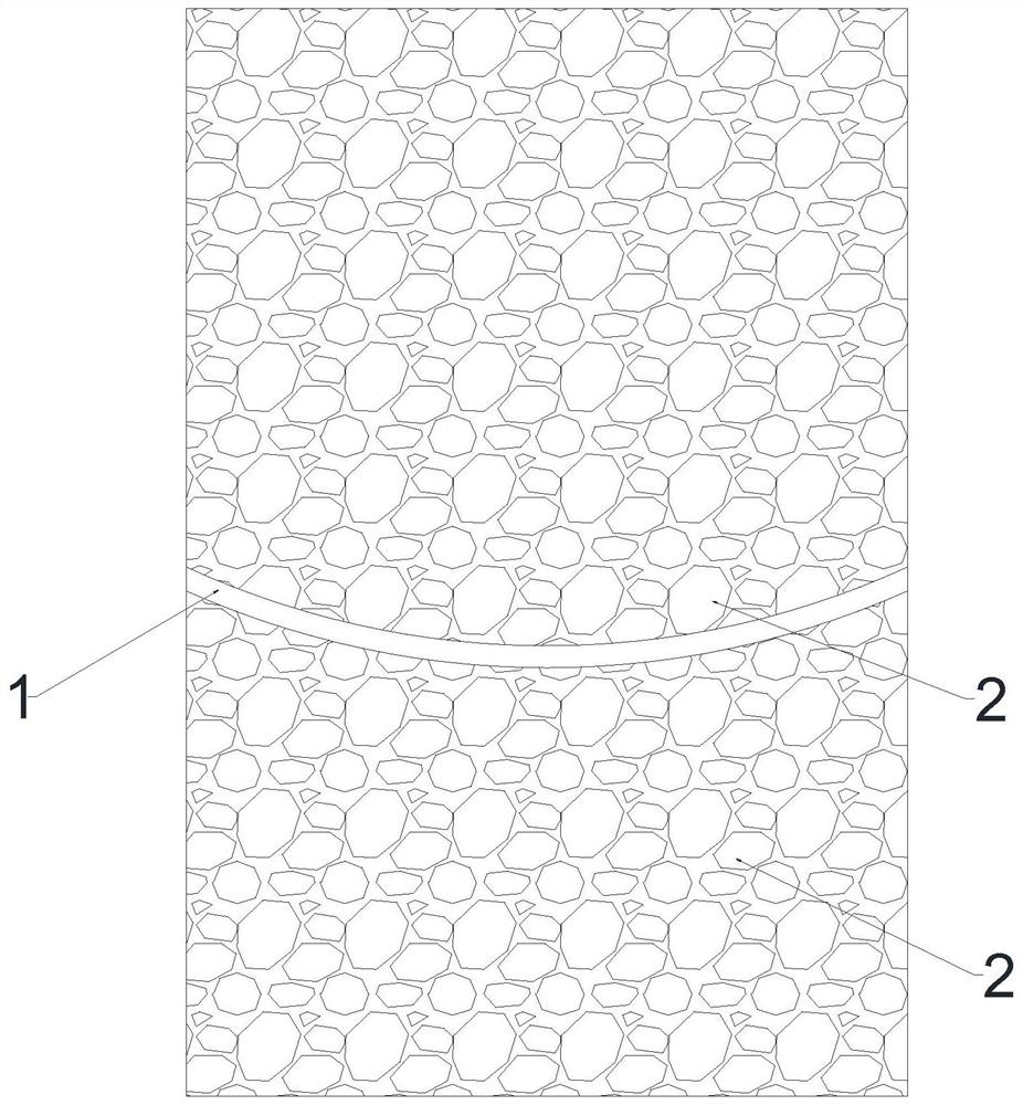 A kind of soil structure water-saving method for greening