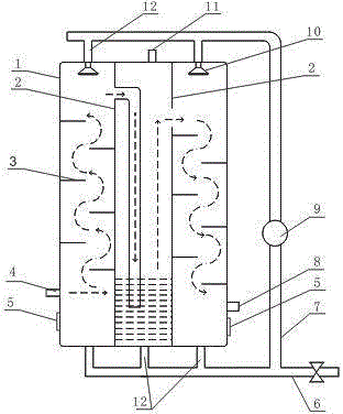 Acid mist purification device applied in chrome plating process