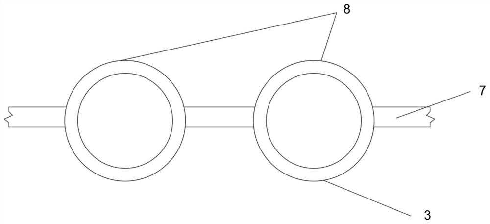 Method for intensifying explosion-proof pipes by induction fusion welding and surfacing subareas on fire-facing side of boiler pipeline