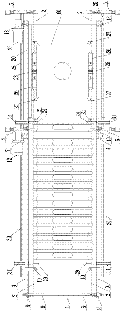 Automatic ton bag supplying device and automatic ton bag packaging system