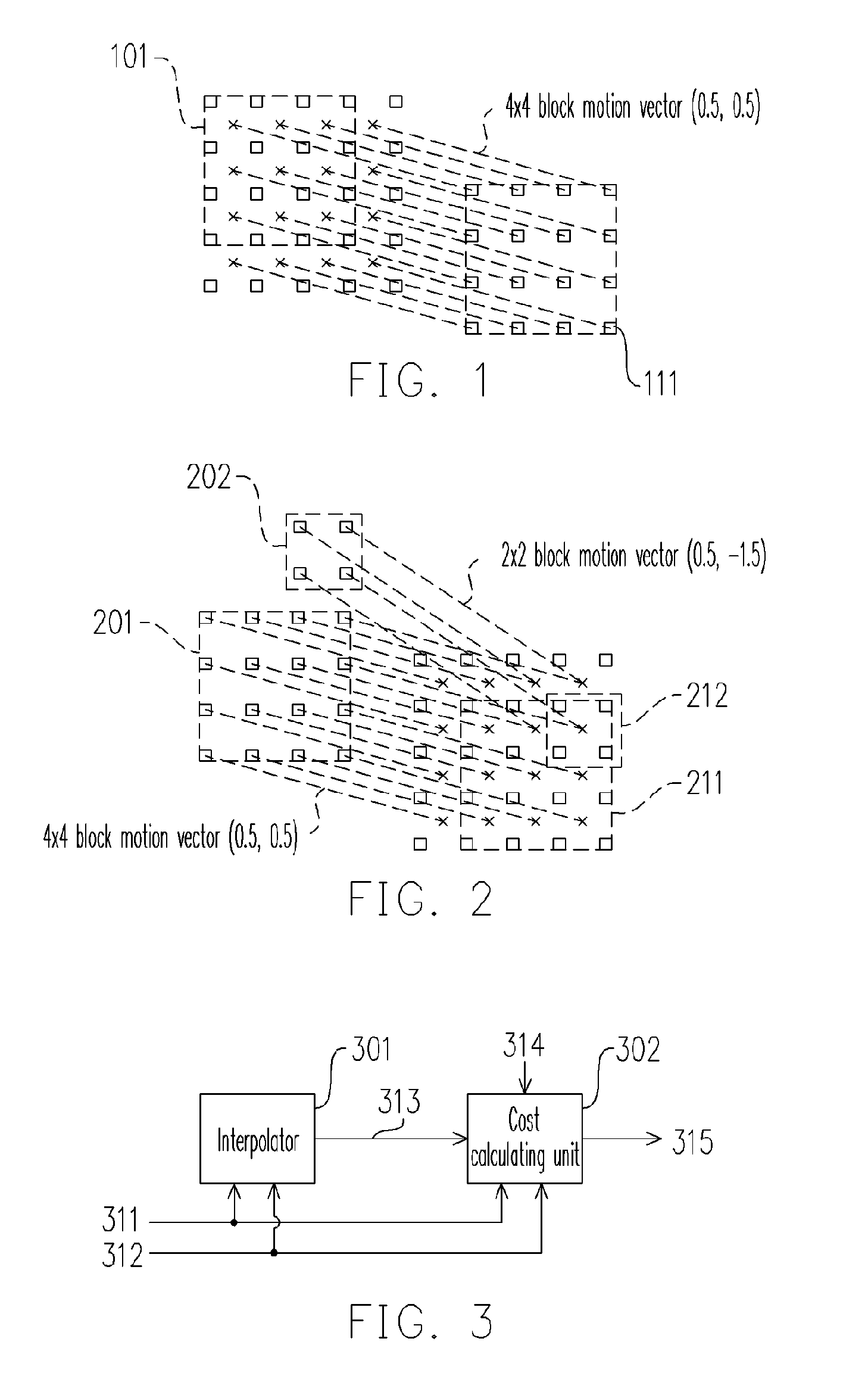 Method and apparatus for cost calculation in decimal motion estimation