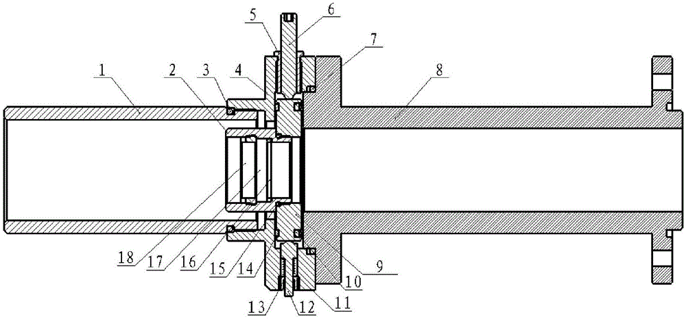 Transmission-type prepositive optical path structure used for ICP spectrometer and having two-dimensional adjustable function