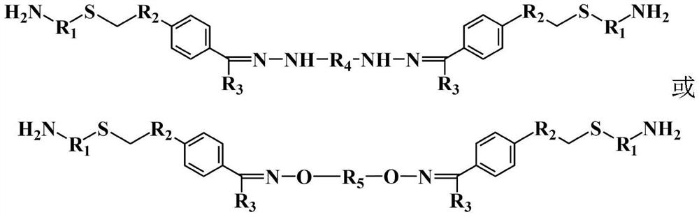 Preparation and degradation method of thermosetting epoxy resin capable of being degraded by gamma-ray irradiation