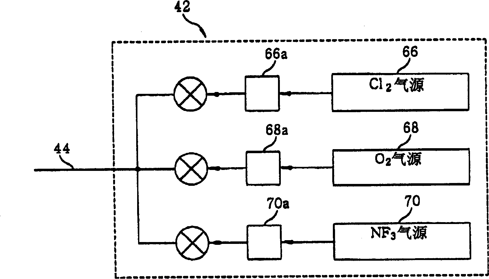 Si etching method and device