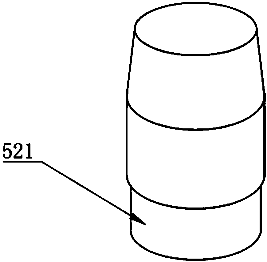 A device for quantitatively taking milk powder