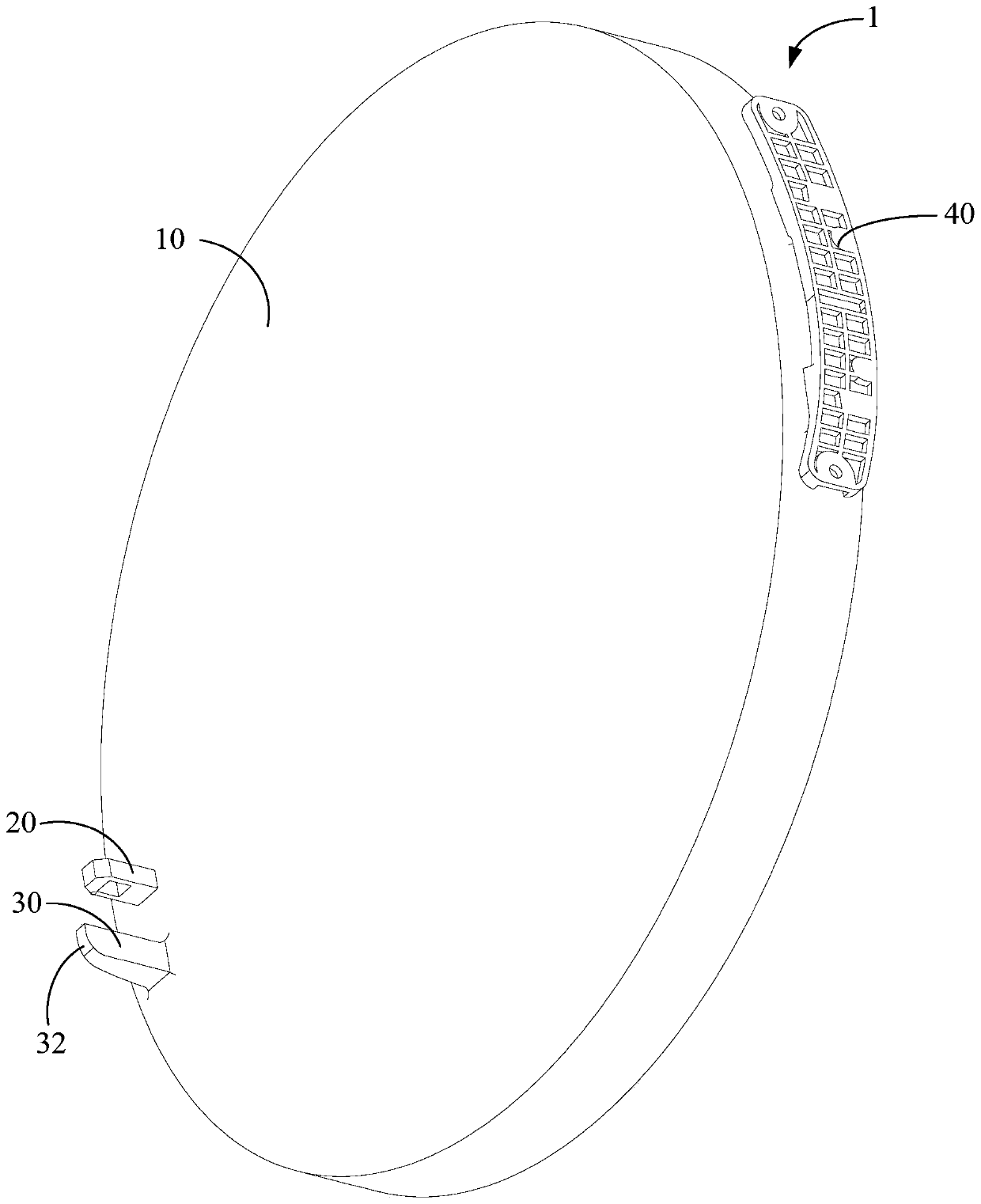 Door fitting and clothes treating apparatus