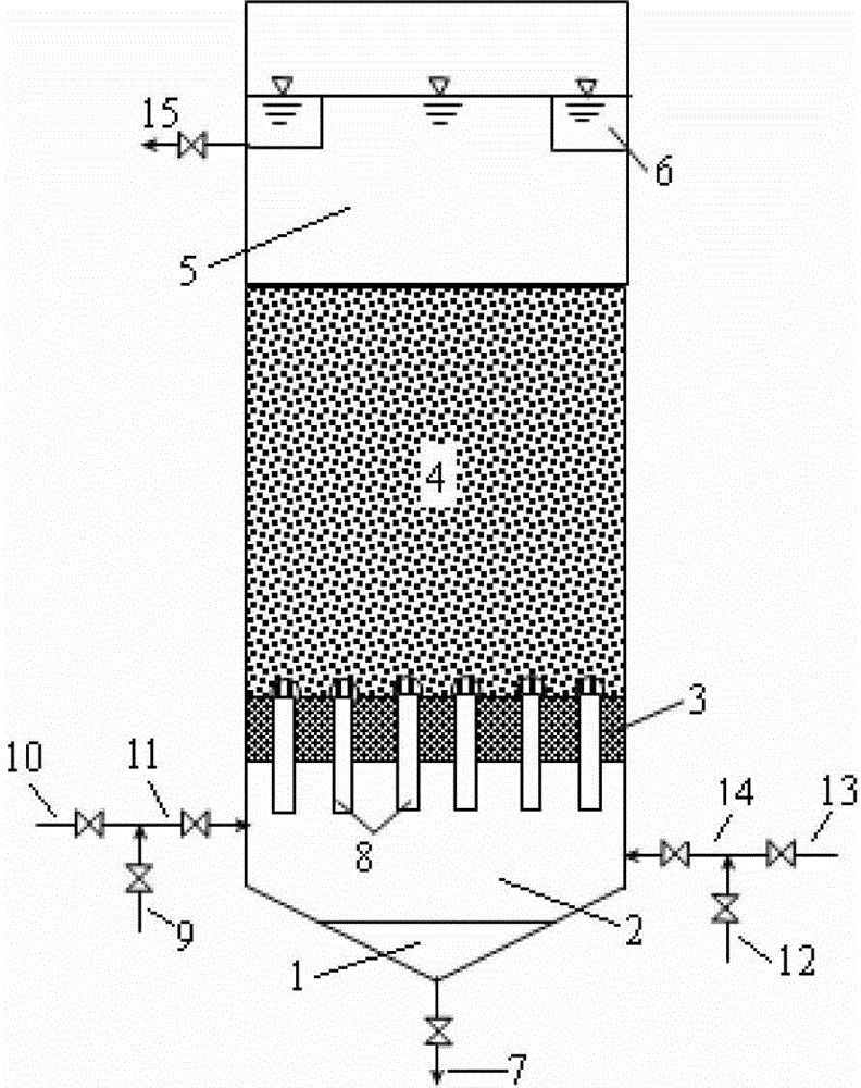 Sewage treatment method capable of realizing advanced nitrogen removal through combined biofilm process