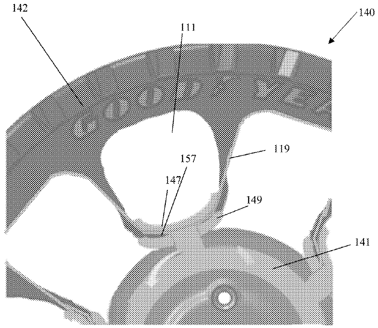 Non-pneumatic support structure