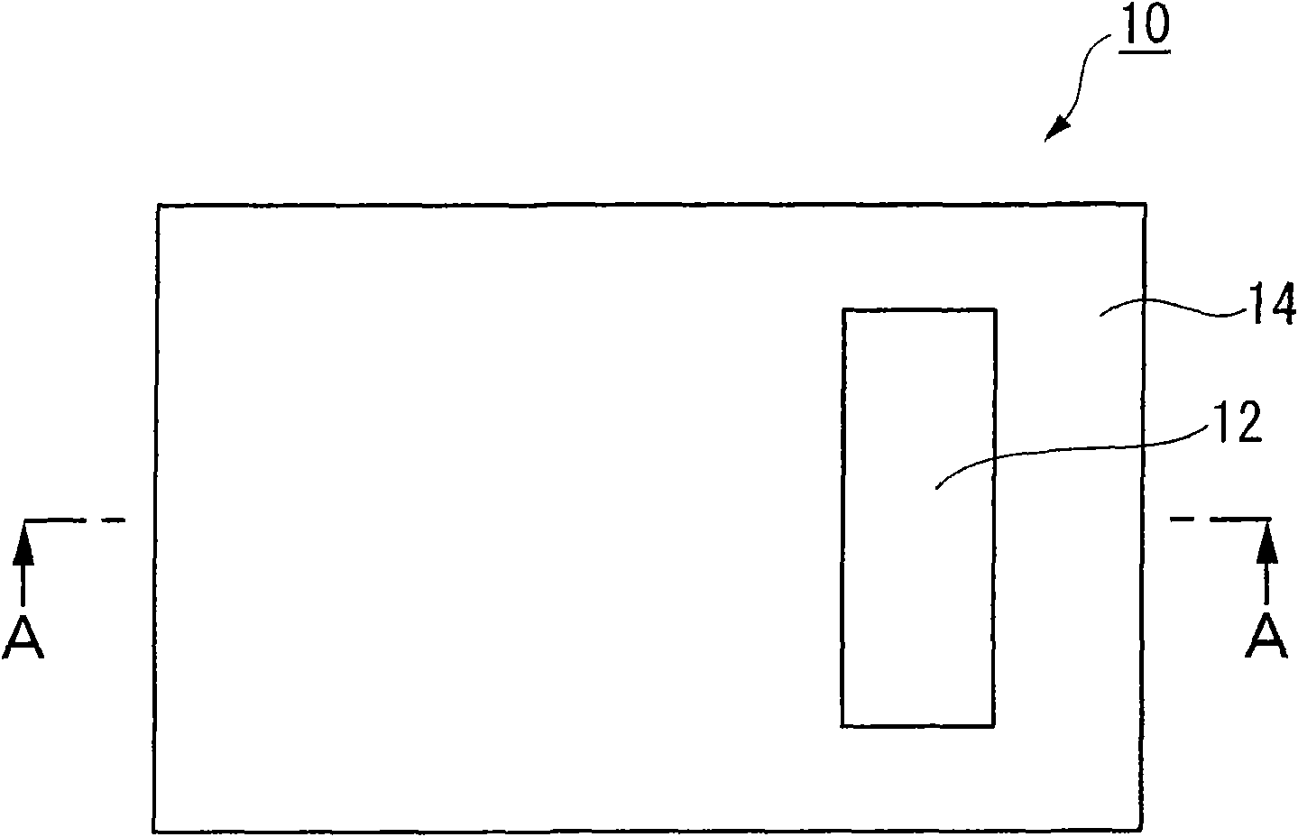 Window base material, card having module housed therein, and method for manufacturing card having module housed therein