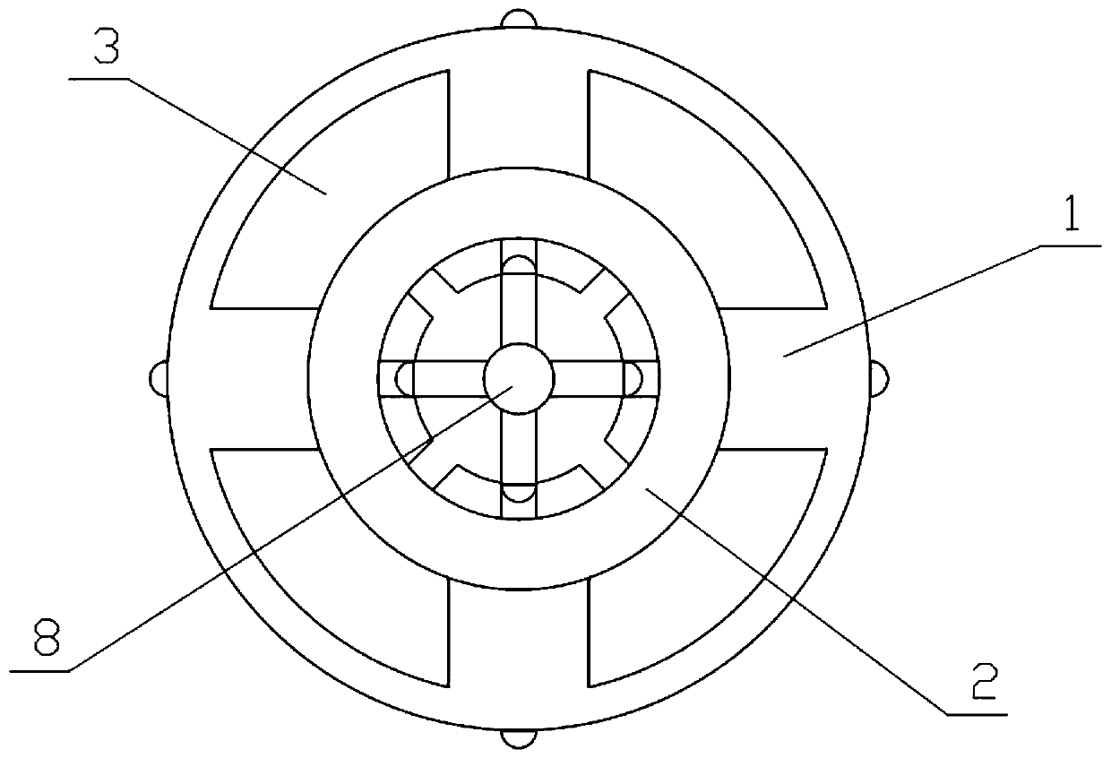 Rotary locking quick docking device