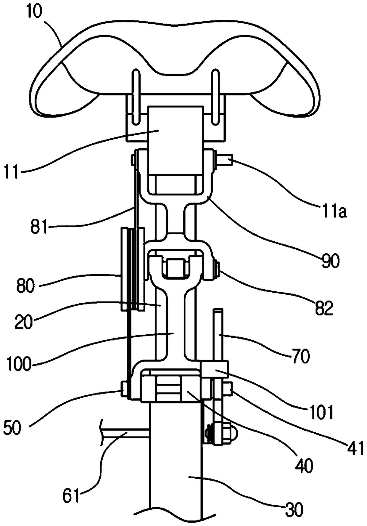 Bicycle Saddle Lifting Device