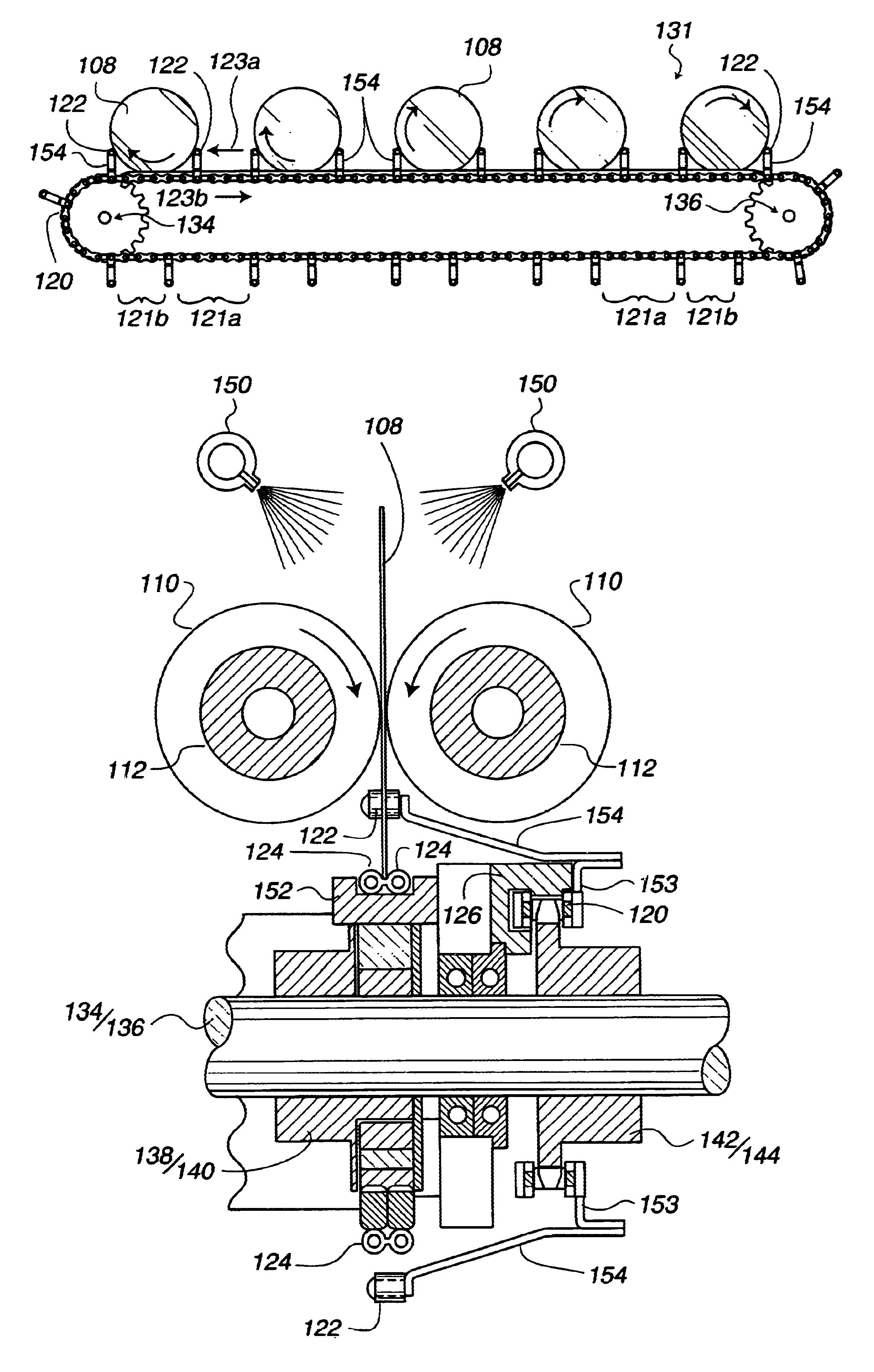 Disk cascade scrubber