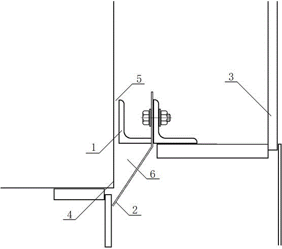 Sealing device of circular arc section of fan-shaped plate of air preheater