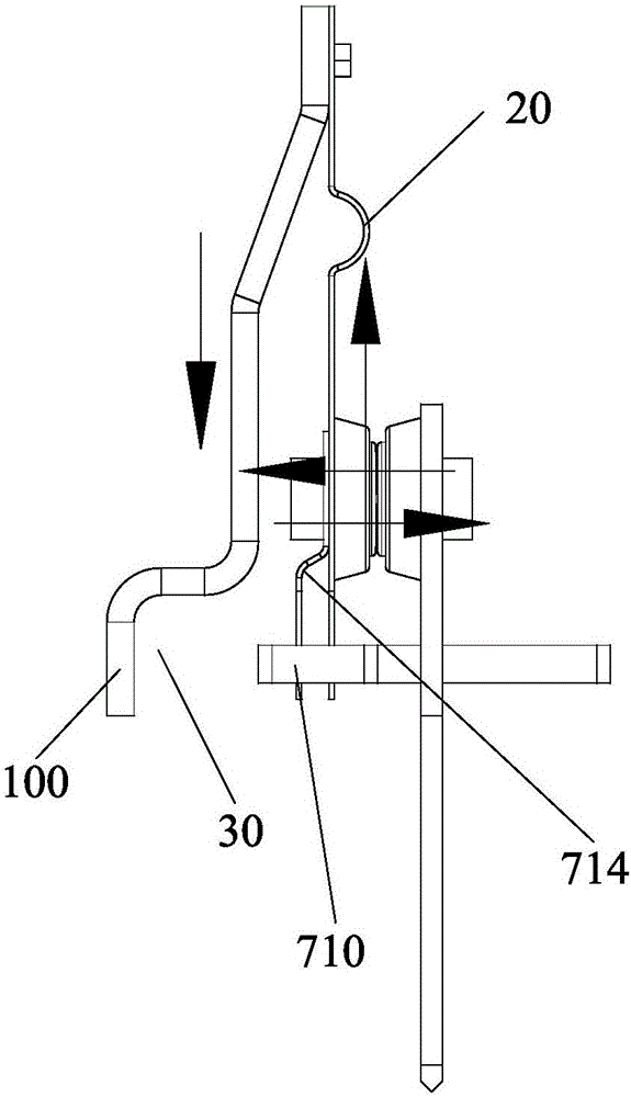 Beat-type electromagnetic relay used for high-voltage direct current