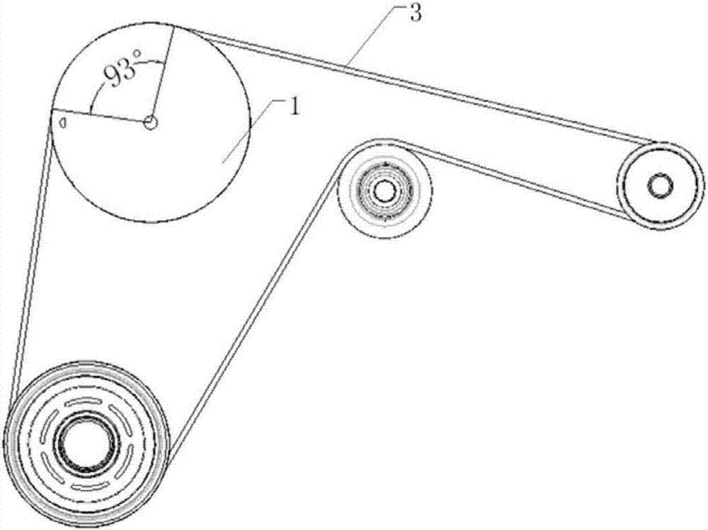 Belt wheel guide structure and engine