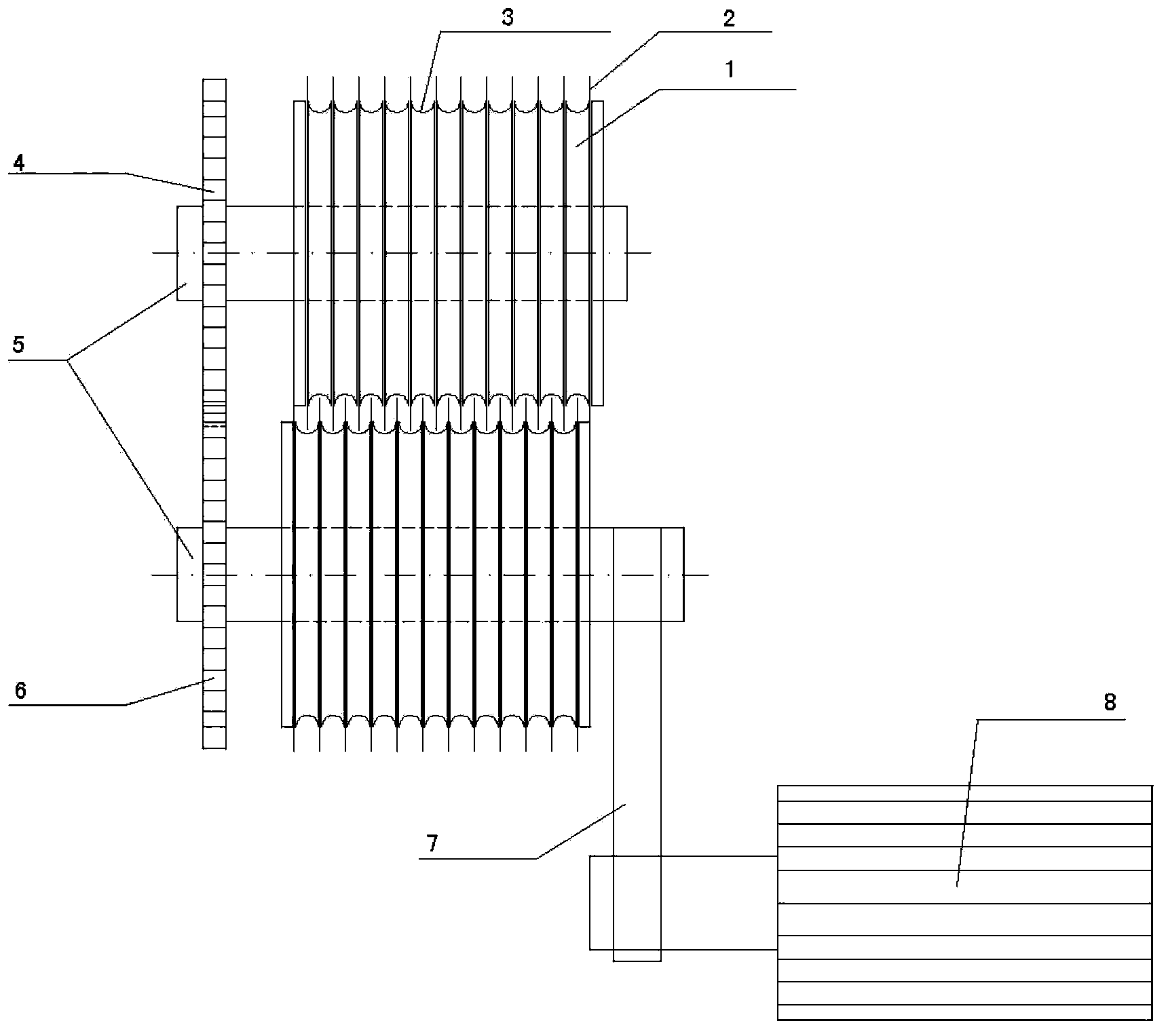 Earthworm mechanization preliminary processing method and special device thereof