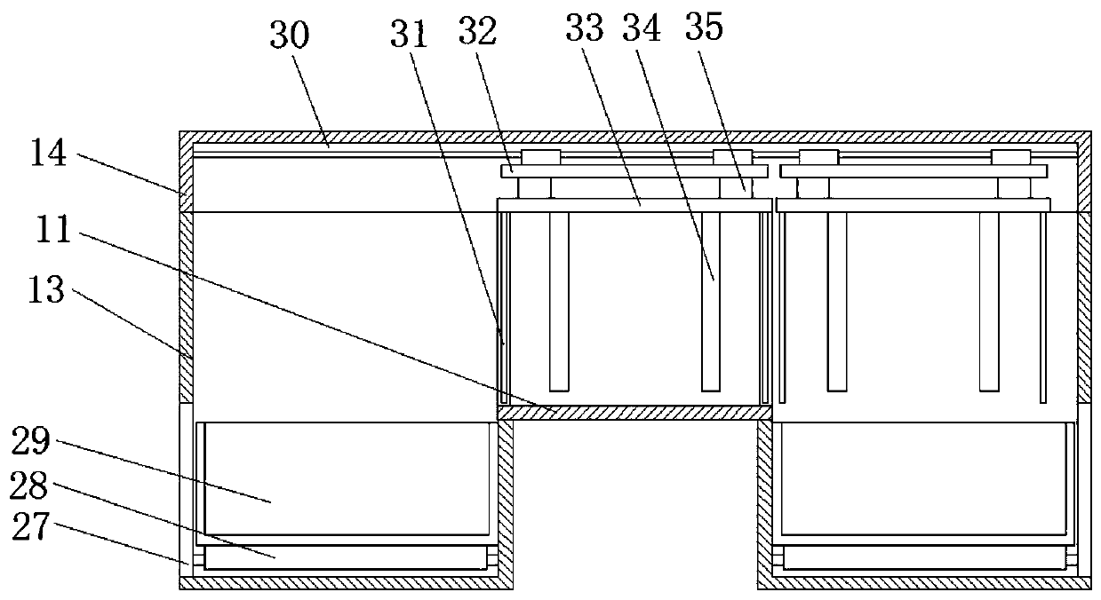 A chip removal device for metal materials