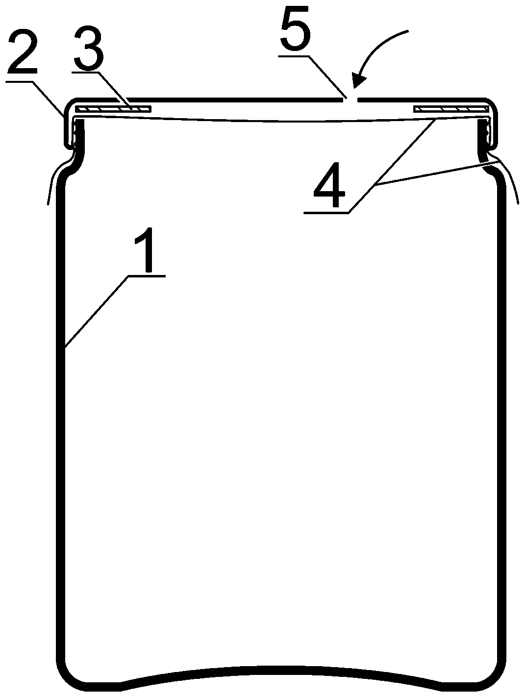 Stew pre-packaging container structure with bottle cap easy to open