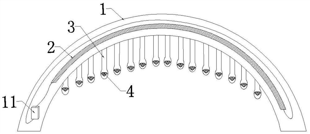 Optical medical device for head