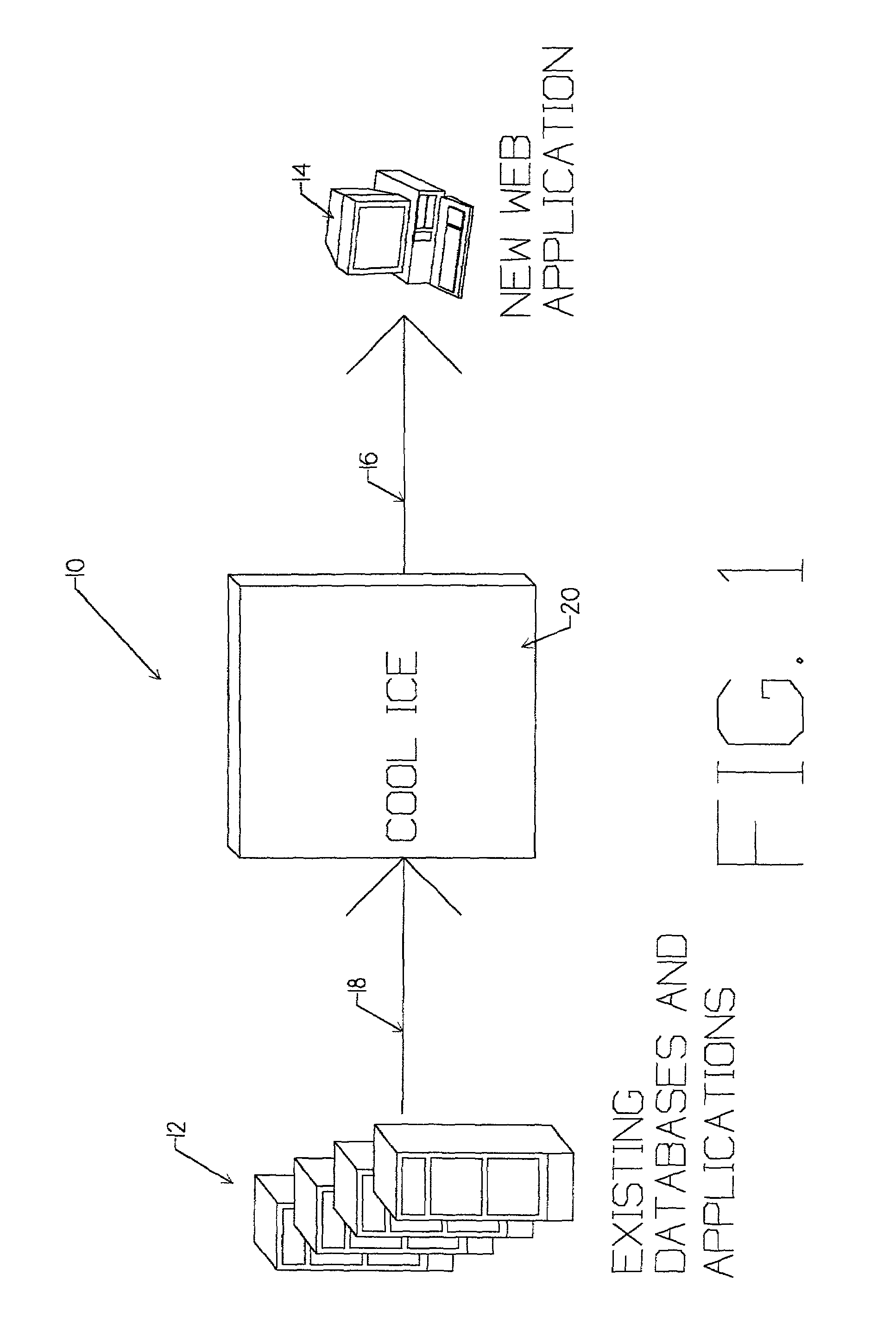 XML output definition table for transferring internal data into XML document