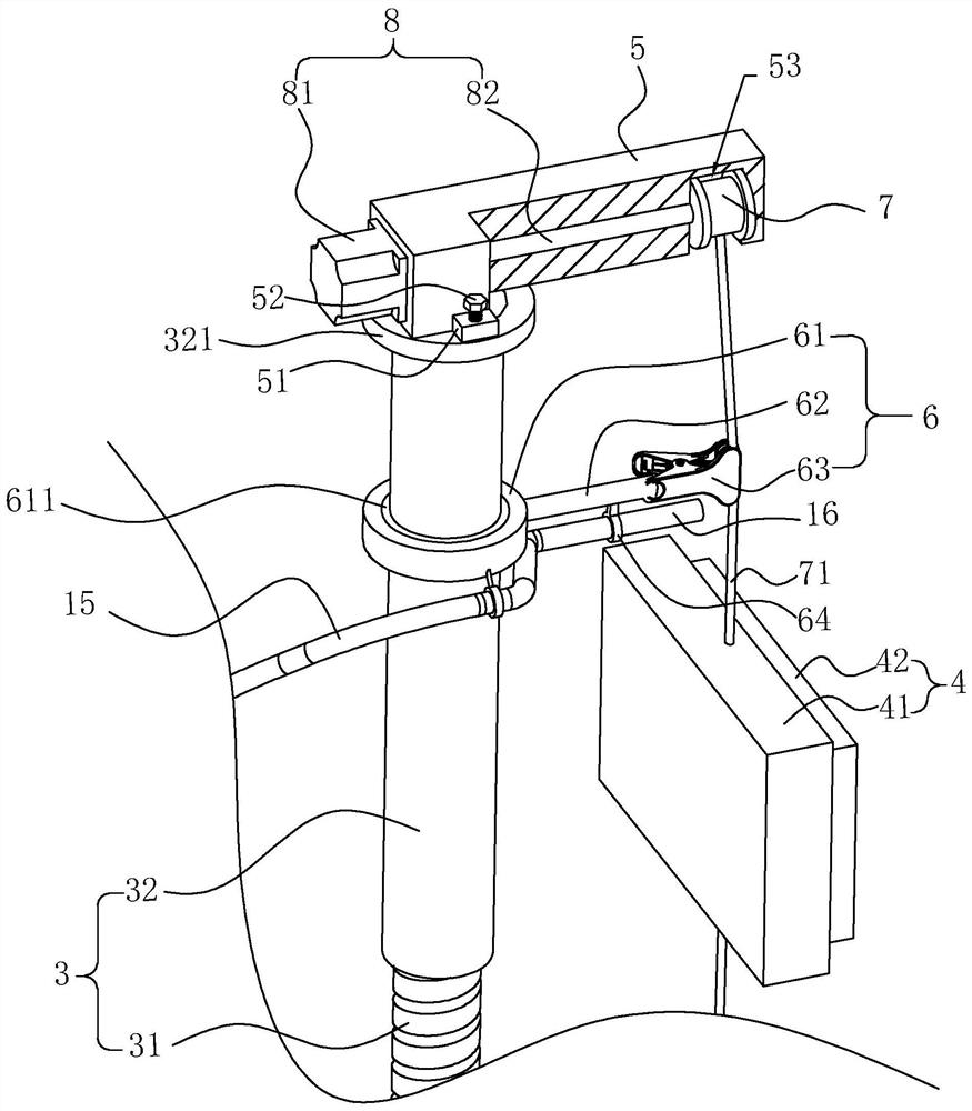 A wall cleaning device for architectural decoration