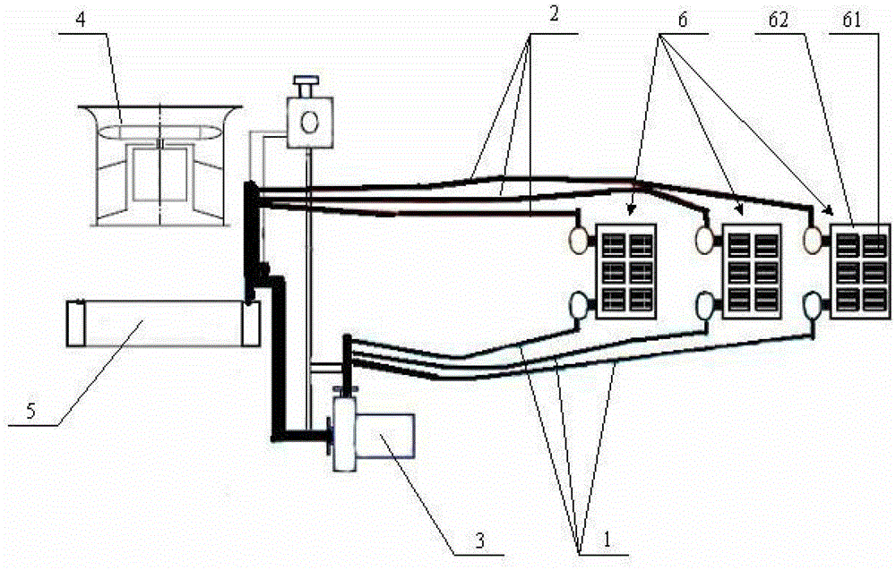 Converter cooling lines and cooling units