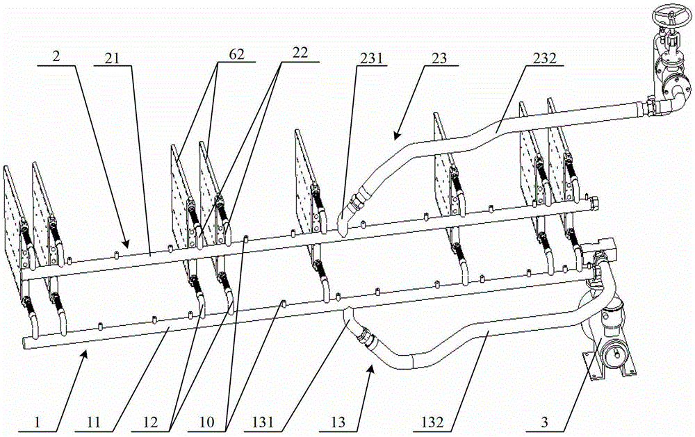 Converter cooling lines and cooling units