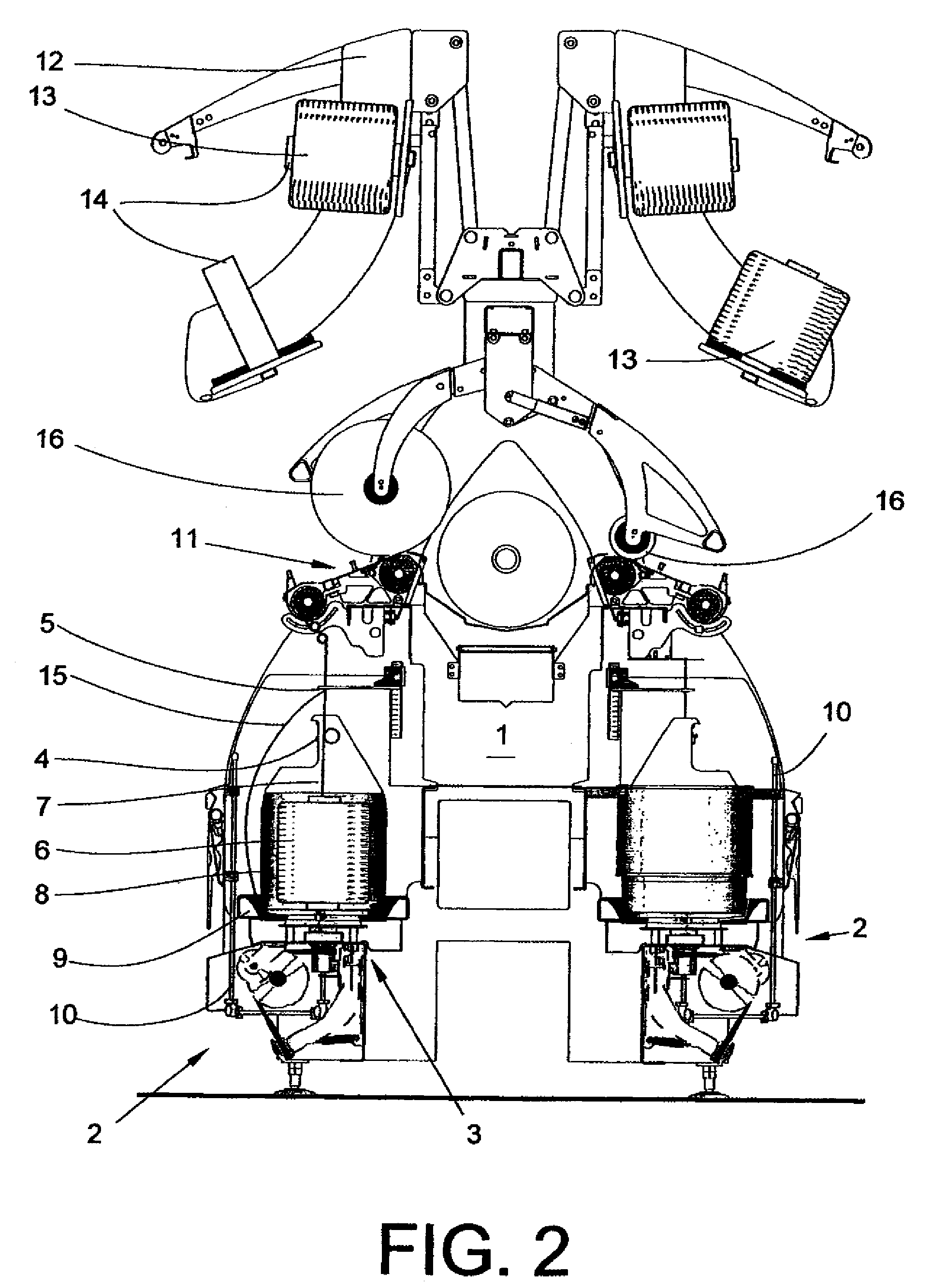 Method for operating a two-for-one twisting or cabling machine and two-for-one twisting or cabling machine