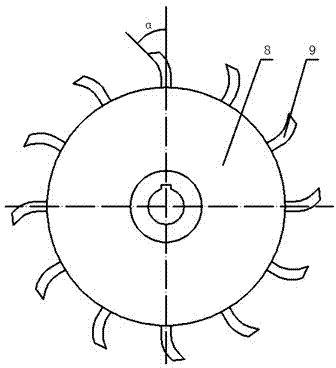 Small-flow reel type irrigator water turbine