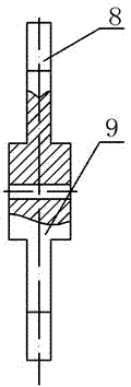 Small-flow reel type irrigator water turbine