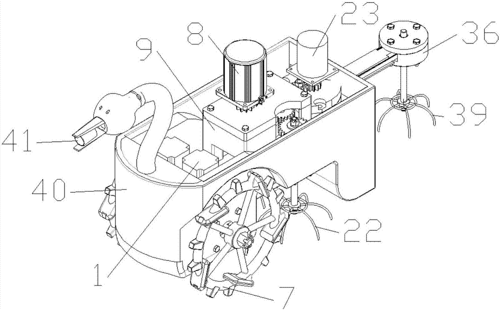 Automatic weeding robot and its control method