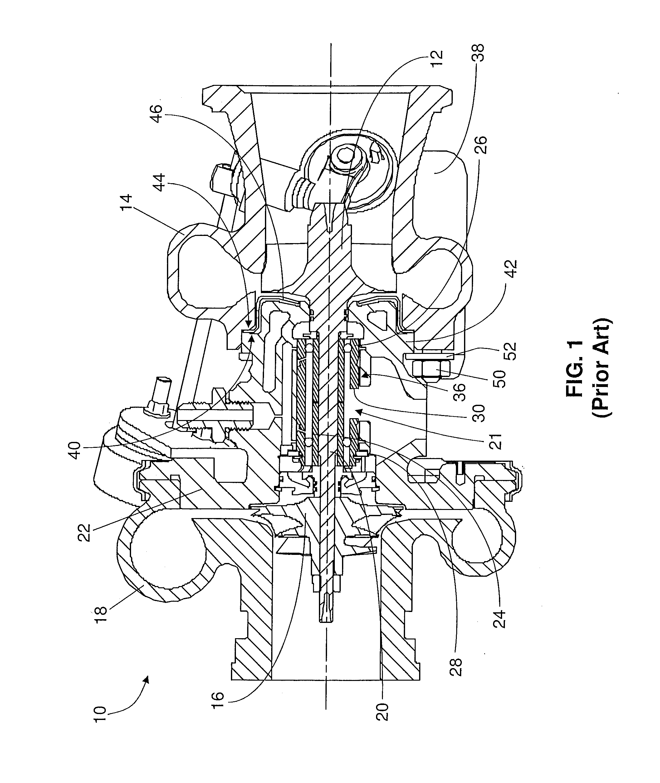 Systems and methods for protecting a turbocharger aluminum bearing housing