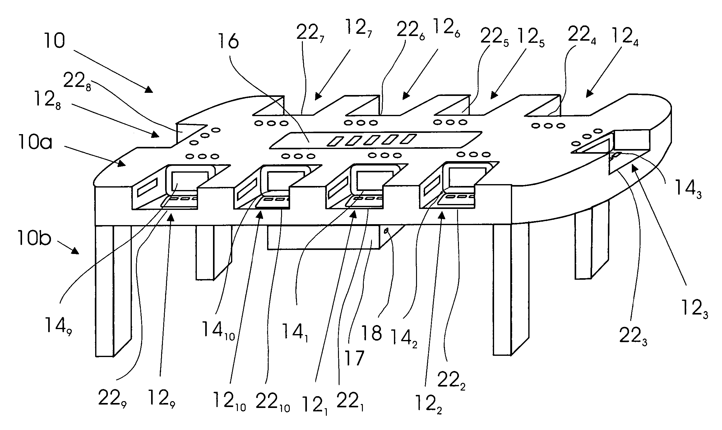 Electronic game table