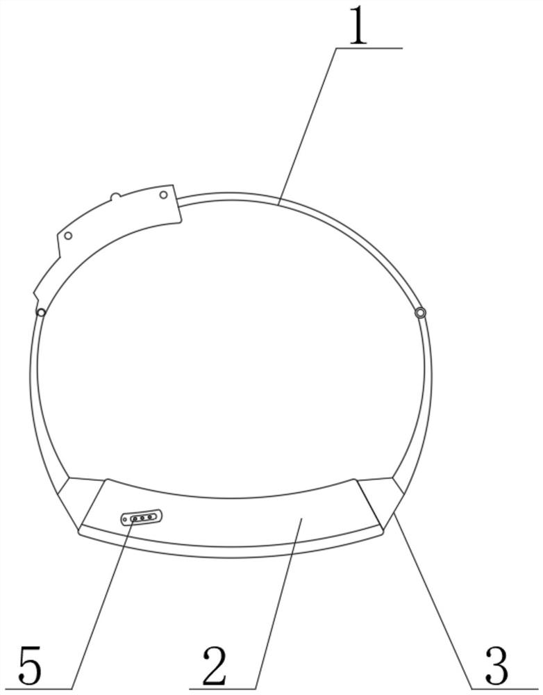 Electric handcuffs with function of monitoring health data of criminals