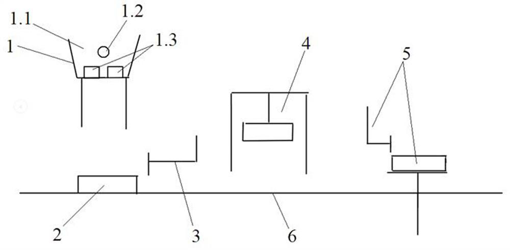 A set of mechanized tea brick production system