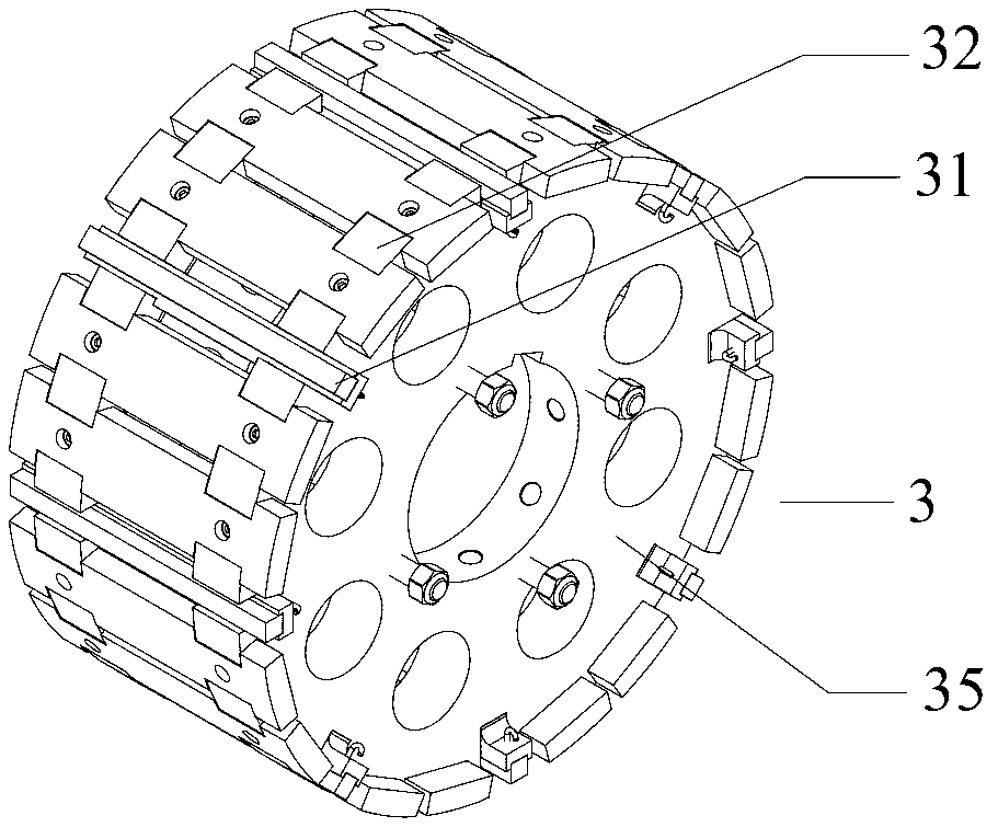 Honing head combination device