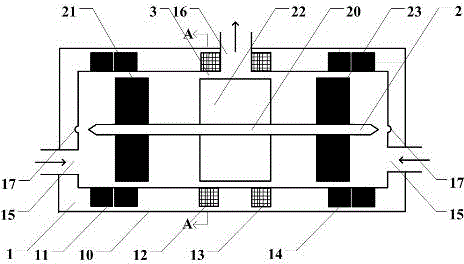 Magnetic resistance suspension centrifugal type device